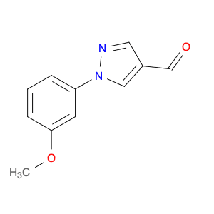 1H-Pyrazole-4-carboxaldehyde, 1-(3-methoxyphenyl)-