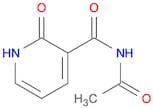 3-Pyridinecarboxamide, N-acetyl-1,2-dihydro-2-oxo-