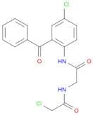 Acetamide, N-[2-[(2-benzoyl-4-chlorophenyl)amino]-2-oxoethyl]-2-chloro-