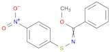 Benzenecarboximidic acid, N-[(4-nitrophenyl)thio]-, methyl ester (9CI)