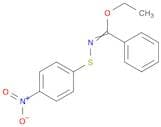 Benzenecarboximidic acid, N-[(4-nitrophenyl)thio]-, ethyl ester (9CI)