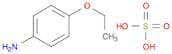 Benzenamine, 4-ethoxy-, sulfate (1:1)