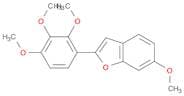6-Methoxy-2-(2,3,4-trimethoxyphenyl)benzofuran