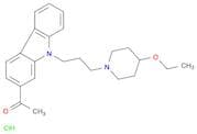 Ethanone, 1-[9-[3-(4-ethoxy-1-piperidinyl)propyl]-9H-carbazol-2-yl]-, monohydrochloride (9CI)