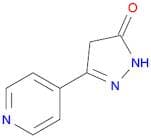 3H-Pyrazol-3-one, 2,4-dihydro-5-(4-pyridinyl)-