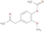 2-Methoxy-4-(2-oxopropyl)phenyl acetate