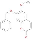 2H-1-Benzopyran-2-one, 6-methoxy-7-(phenylmethoxy)-