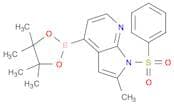 1H-Pyrrolo[2,3-b]pyridine, 2-methyl-1-(phenylsulfonyl)-4-(4,4,5,5-tetramethyl-1,3,2-dioxaborolan-2…