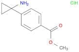 Benzoic acid, 4-(1-aminocyclopropyl)-, methyl ester, HCl (1:1)