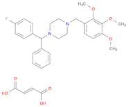 Piperazine, 1-[(4-fluorophenyl)phenylmethyl]-4-[(2,3,4-trimethoxyphenyl)methyl]-, (2E)-2-butenedio…