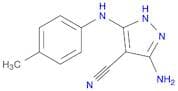 3-Amino-5-(p-tolylamino)-1H-pyrazole-4-carbonitrile