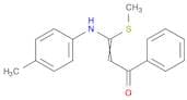 2-Propen-1-one, 3-[(4-methylphenyl)amino]-3-(methylthio)-1-phenyl-