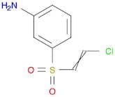 Benzenamine, 3-[(2-chloroethenyl)sulfonyl]-