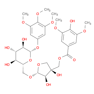 β-D-Glucopyranoside, 3,4,5-trimethoxyphenyl 6-O-[5-O-(4-hydroxy-3,5-dimethoxybenzoyl)-D-apio-β-D-f…