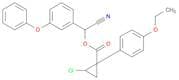 Cyclopropanecarboxylic acid, 2-chloro-1-(4-ethoxyphenyl)-, cyano(3-phenoxyphenyl)methyl ester
