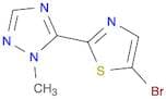 5-Bromo-2-(1-methyl-1H-1,2,4-triazol-5-yl)thiazole