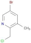 5-BROMO-2-(CHLOROMETHYL)-3-METHYLPYRIDINE