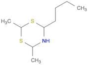 4H-1,3,5-Dithiazine, 4-butyldihydro-2,6-dimethyl-