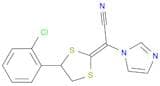 1H-Imidazole-1-acetonitrile, α-[4-(2-chlorophenyl)-1,3-dithiolan-2-ylidene]-, (αE)-