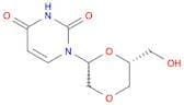 2,4(1H,3H)-Pyrimidinedione, 1-[6-(hydroxymethyl)-1,4-dioxan-2-yl]-, (2R-cis)- (9CI)