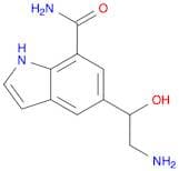 1H-Indole-7-carboxamide,5-(2-amino-1-hydroxyethyl)-