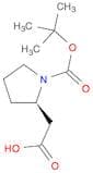 2-Pyrrolidineacetic acid, 1-[(1,1-dimethylethoxy)carbonyl]-, (2R)-