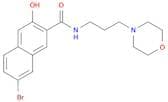 2-Naphthalenecarboxamide, 7-bromo-3-hydroxy-N-[3-(4-morpholinyl)propyl]-