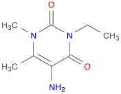 2,4(1H,3H)-Pyrimidinedione, 5-amino-3-ethyl-1,6-dimethyl-