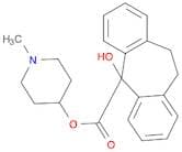 5H-Dibenzo[a,d]cycloheptene-5-carboxylic acid, 10,11-dihydro-5-hydroxy-, 1-methyl-4-piperidinyl es…