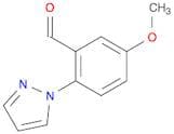 5-Methoxy-2-(1H-pyrazol-1-yl)benzaldehyde