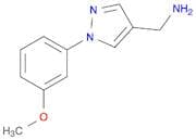 1-[1-(3-methoxyphenyl)-1H-pyrazol-4-yl]methanamine