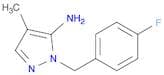 1-(4-Fluorobenzyl)-4-methyl-1h-pyrazol-5-amine