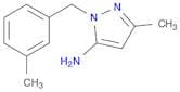 1H-Pyrazol-5-amine, 3-methyl-1-[(3-methylphenyl)methyl]-