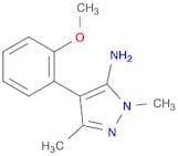 4-(2-Methoxyphenyl)-1,3-dimethyl-1H-pyrazol-5-amine