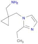 (1-((2-Ethyl-1H-imidazol-1-yl)methyl)cyclopropyl)methanamine