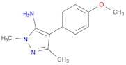 4-(4-Methoxyphenyl)-1,3-dimethyl-1H-pyrazol-5-amine