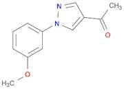 1-[1-(3-methoxyphenyl)-1H-pyrazol-4-yl]ethanone