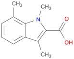 1,3,7-Trimethyl-1h-indole-2-carboxylic acid