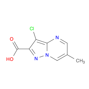 Pyrazolo[1,5-a]pyrimidine-2-carboxylic acid, 3-chloro-6-methyl-