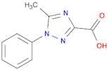 5-Methyl-1-phenyl-1H-1,2,4-triazole-3-carboxylic acid