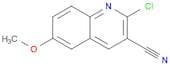 3-Quinolinecarbonitrile, 2-chloro-6-methoxy-