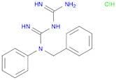 Imidodicarbonimidic diamide, N-phenyl-N-(phenylmethyl)-, hydrochloride (1:1)