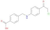 Benzoic acid, 4-[[[4-(2-chloroacetyl)phenyl]amino]methyl]-