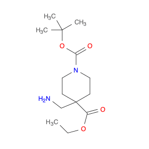 1,4-Piperidinedicarboxylic acid, 4-(aminomethyl)-, 1-(1,1-dimethylethyl) 4-ethyl ester