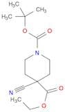 1,4-Piperidinedicarboxylic acid, 4-cyano-, 1-(1,1-dimethylethyl) 4-ethyl ester