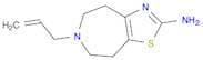 4H-Thiazolo[4,5-d]azepin-2-amine, 5,6,7,8-tetrahydro-6-(2-propen-1-yl)-