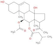 Pregn-5-en-20-one, 11-(acetyloxy)-3,14-dihydroxy-12-(3-methyl-1-oxobutoxy)-, (3β,11α,12β,14β)-