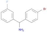 (4-Bromophenyl)(3-fluorophenyl)methanamine