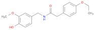 Benzeneacetamide, 4-ethoxy-N-[(4-hydroxy-3-methoxyphenyl)methyl]-