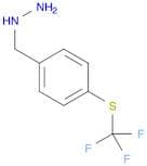 ({4-[(trifluoromethyl)sulfanyl]phenyl}methyl)hydrazine